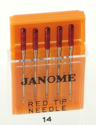 Janome Red Tip Needles (Size #14)